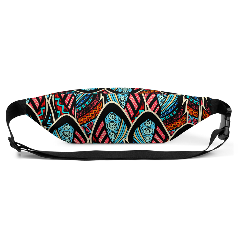 Fanny Pack - African Feathers