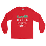 Naughty Until Proven Nice - Christmas T-Shirt