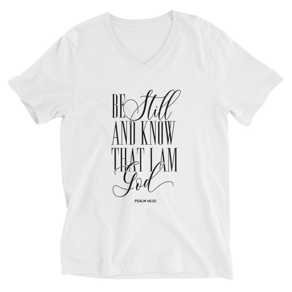 Be Still and know t-shirt mockup