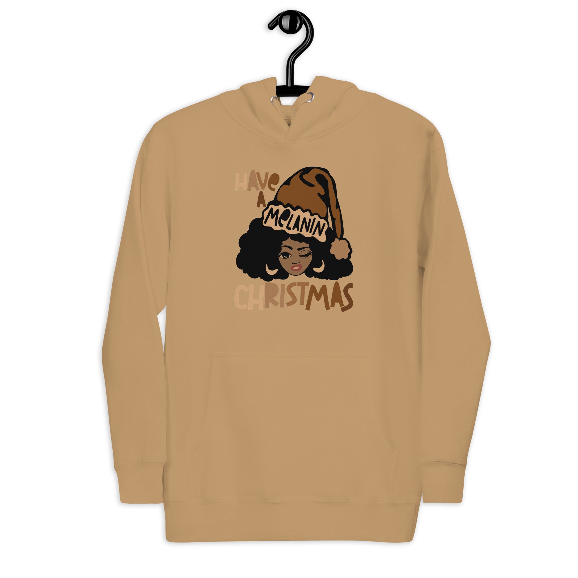 Melanin Christmas Unisex Hoodie